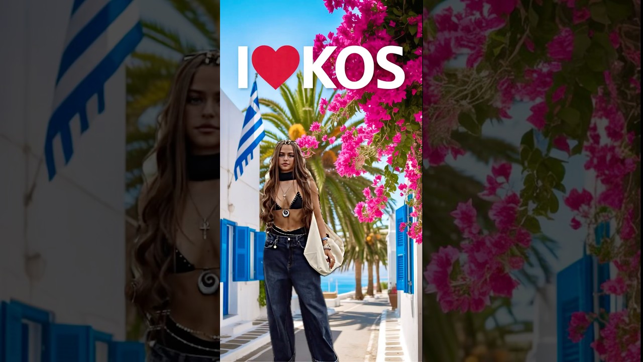 Stunning KOS Town, GREECE 🩵✨