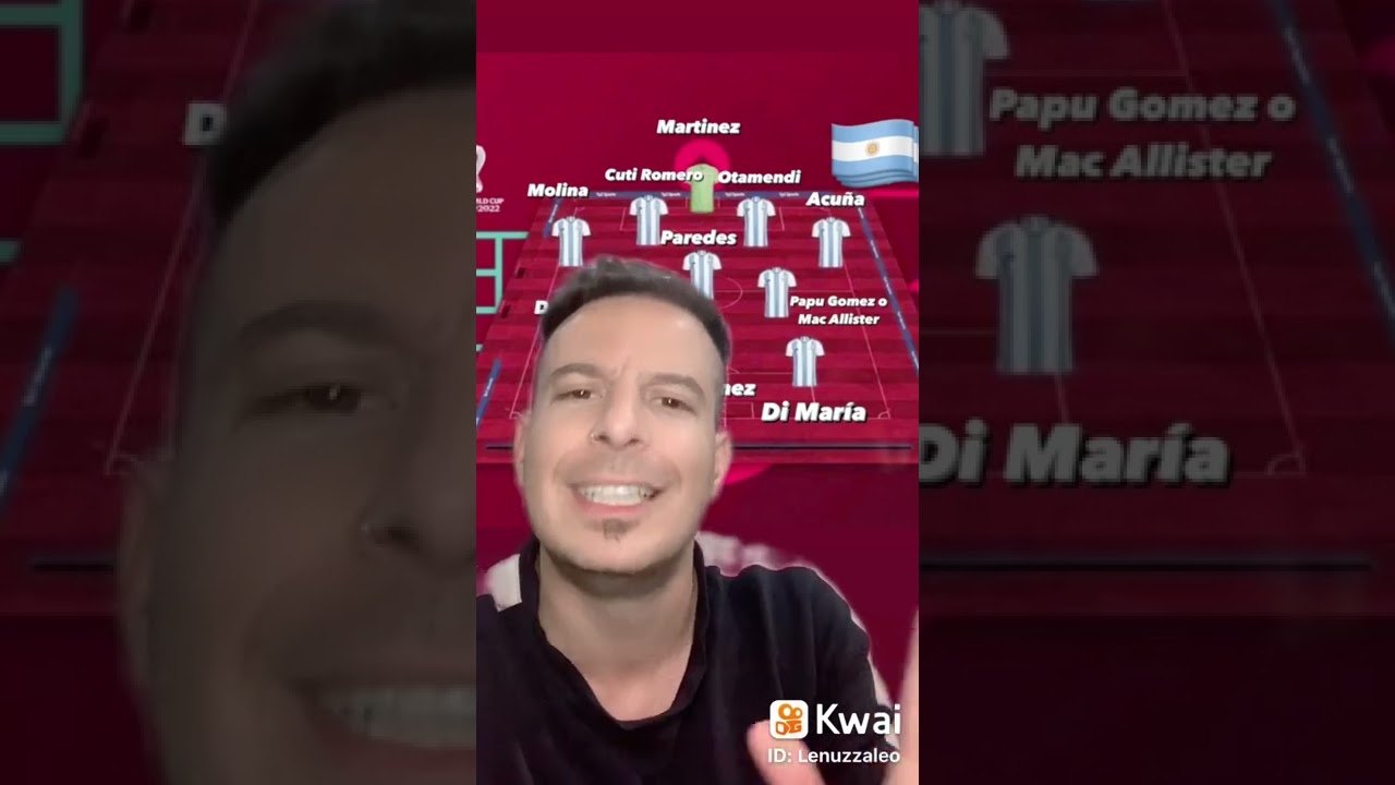 Formaci&oacute;n de Argentina vs Arabia para el debut en el Mundial Qatar 2022