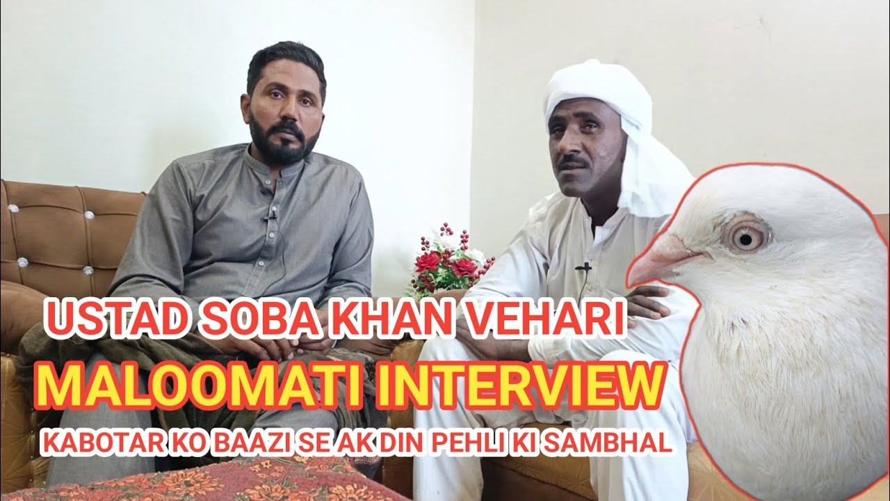 IK SHOK KABOTAR BAAZI DA INTERVIEW|| USTAD SOBA KHAN CHAK 31 FROM VEHARI