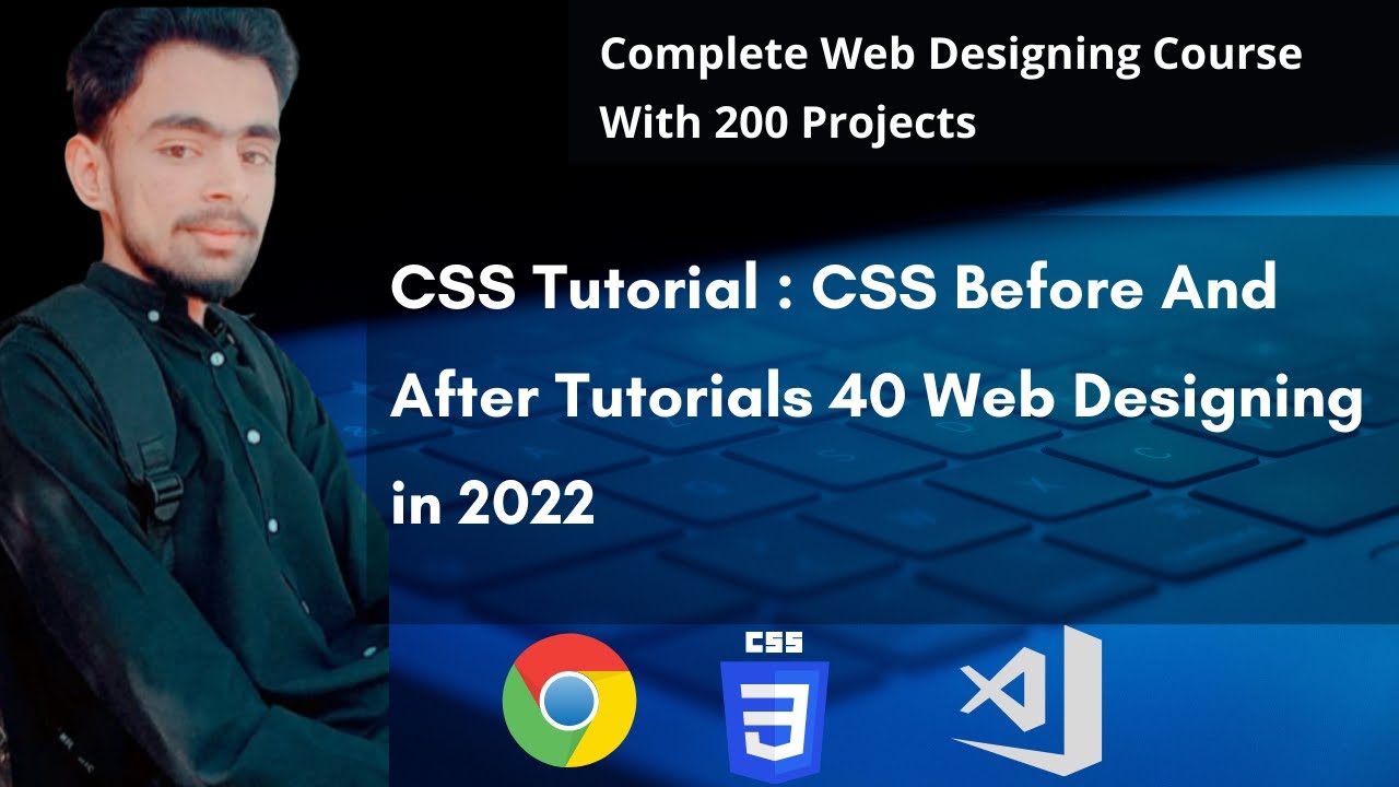 CSS Tutorial : CSS Before And  After Pseudo Element Tutorials #40 Web Designing in 2022🔥
