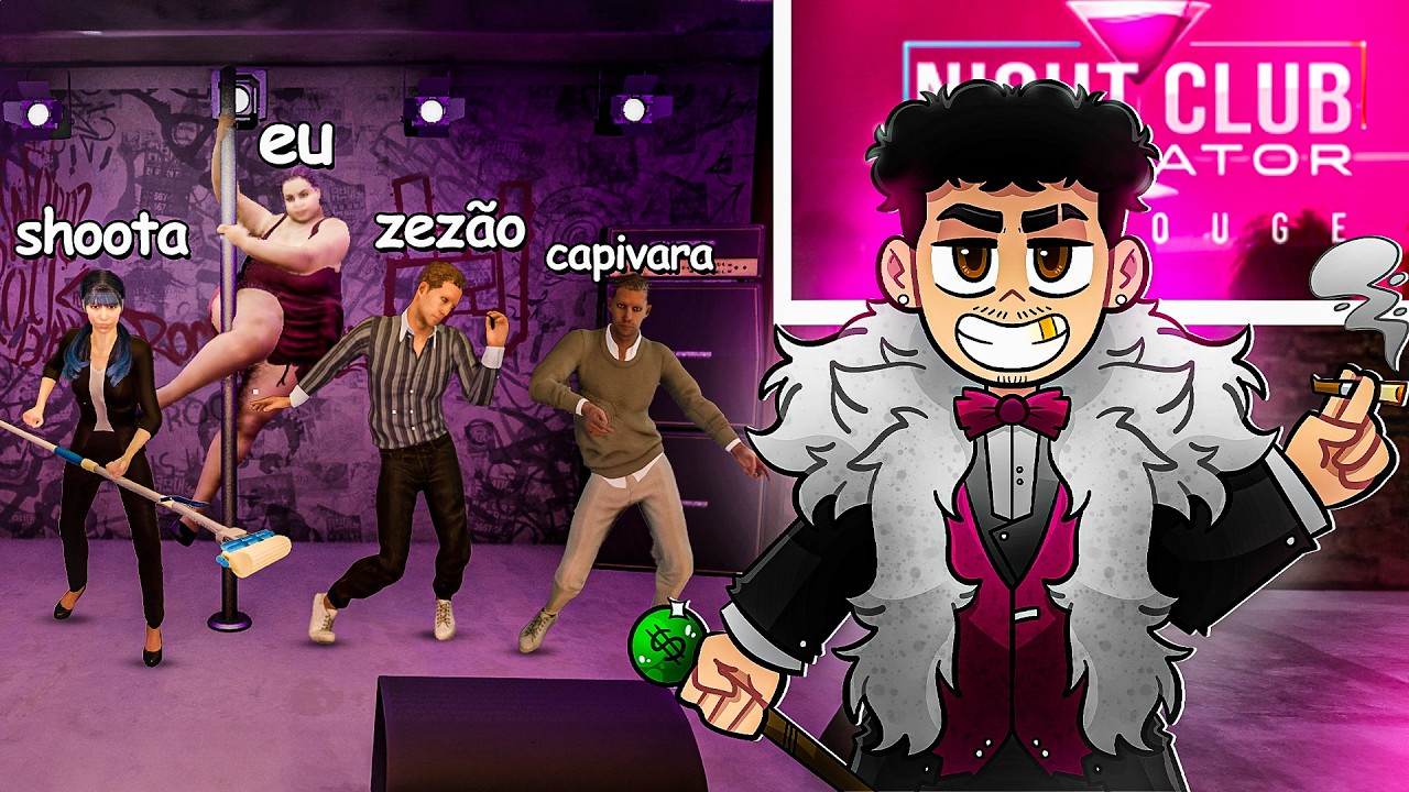 Não ABRA um quase cabaré com seus amigos kkkkkkkkk - nigth club simulator
