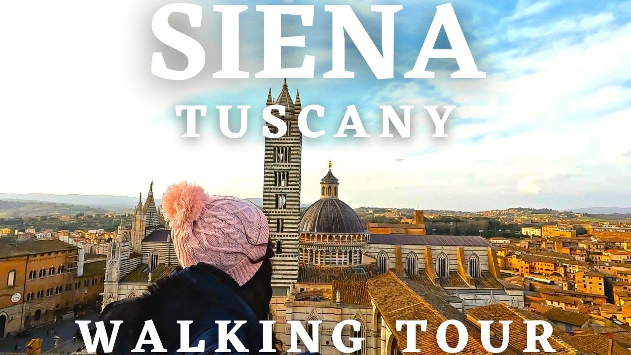 Tour Of Siena Italy - 4k UHD #tuscany #tuscanyitaly