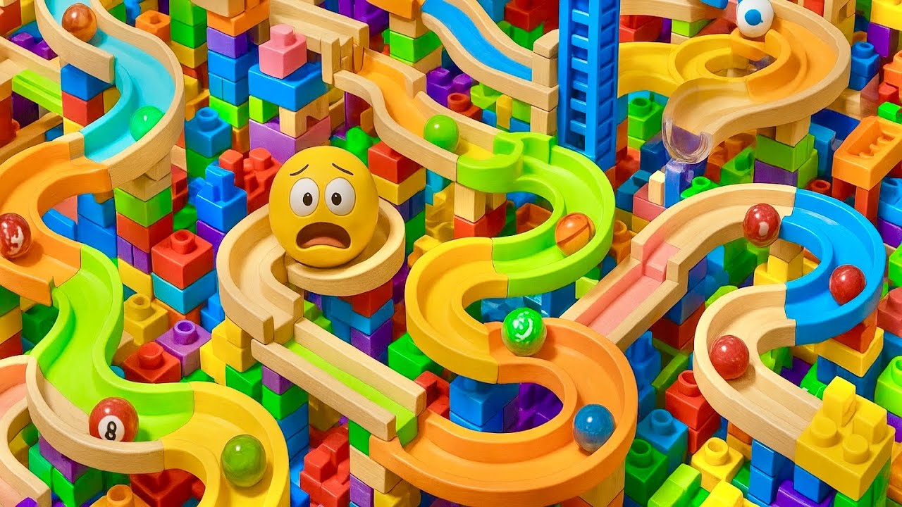 Marble Run Peaceful Motion Flow ASMR