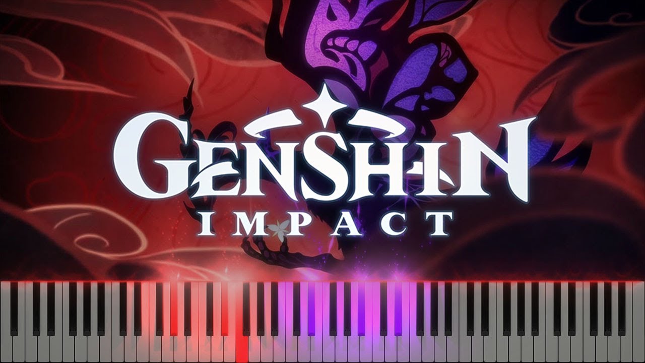 A Storm, A Spire, and A Sanctum (Genshin Impact) - Synthesia / Piano Tutorial