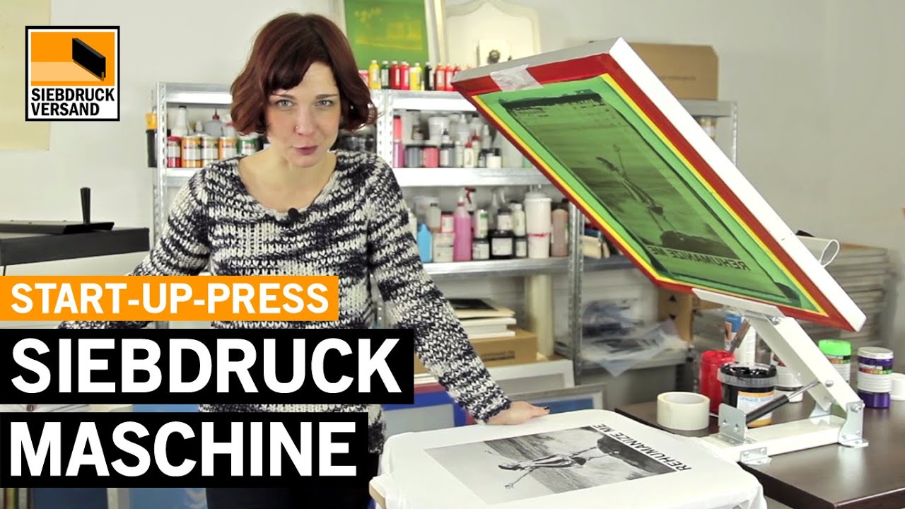 Erklärung - T-Shirt Siebdruck mit DIY-Siebdruckmaschine