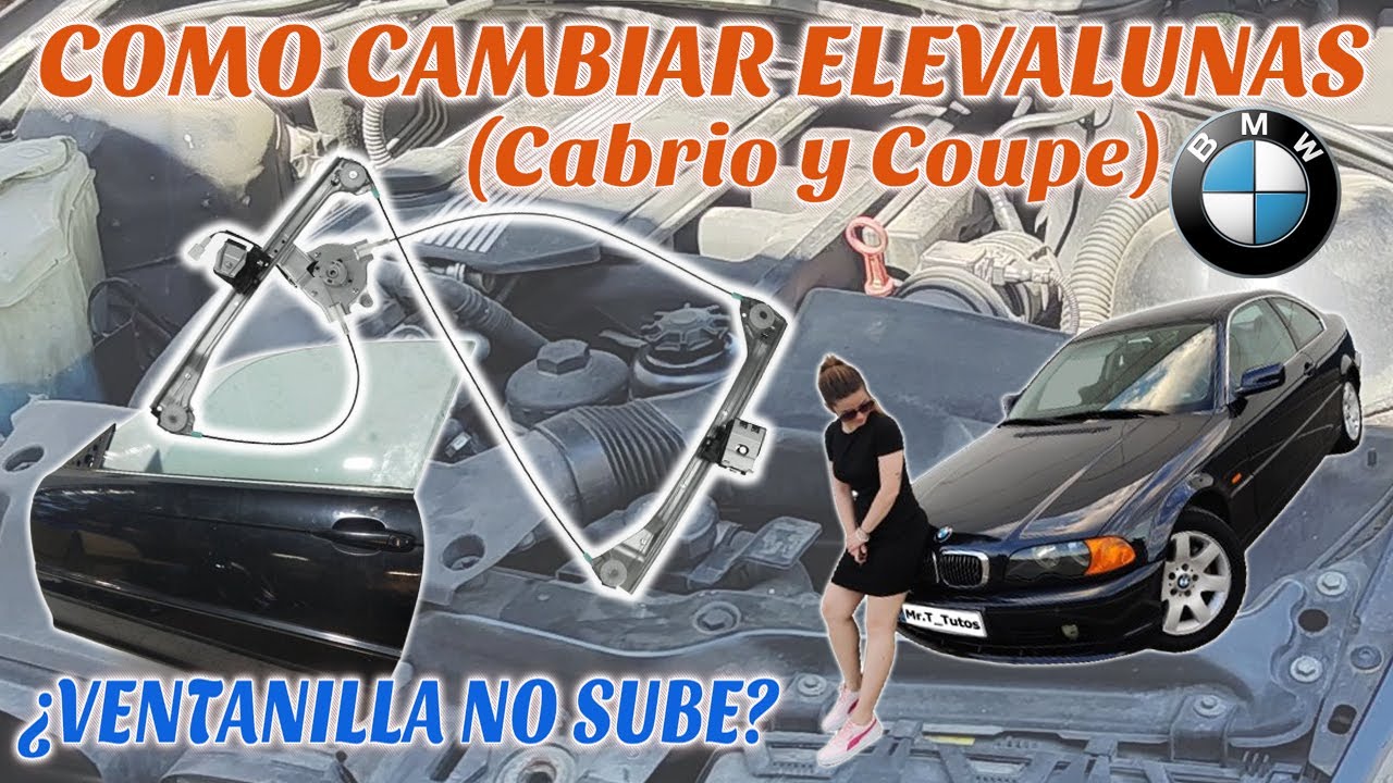 BMW E46 | Como cambiar elevalunas correctamente (Cabrio y Coupe) [VENTANILLA NO SUBE]