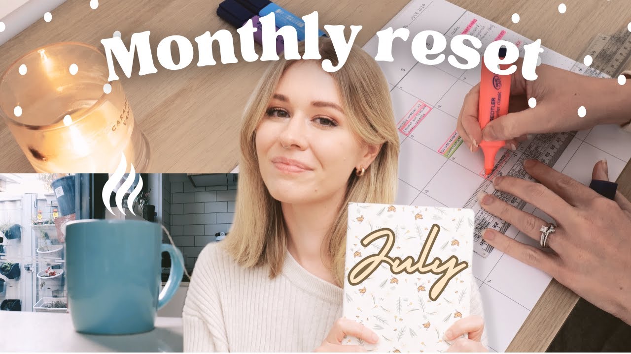 JULY MONTHLY RESET | Monthly Goal Planning & Overview