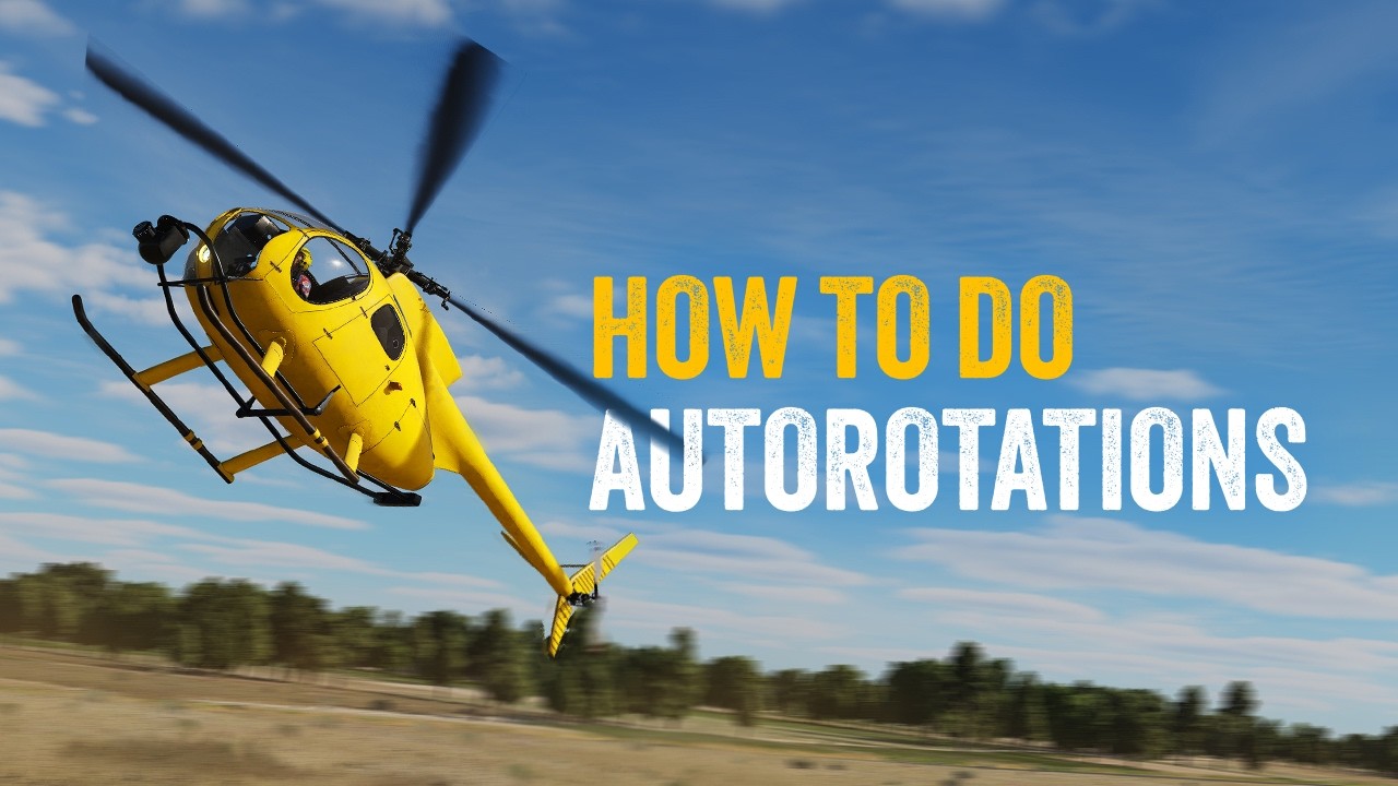 HOW TO: Engine Out Landing Helicopters in Flight Simulators | QUICK GUIDE