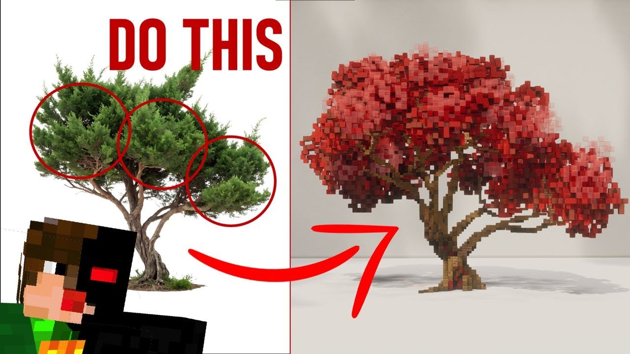 Everything about Minecraft Trees! (TUTORIAL)
