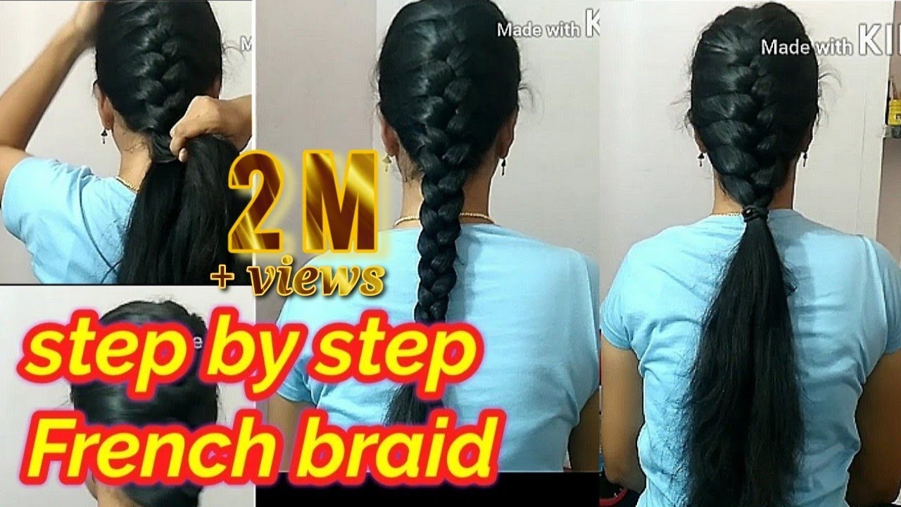 How to do French braid hairstyle tutorial 2020 /  simple and easy hairstyles/ hairstyle for beginner