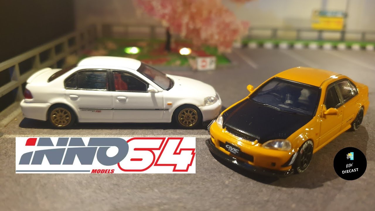 Honda Civic Ferio Vi-RS JDM Mod Version by Inno64 | Double UNBOXING and REVIEW | Comparison