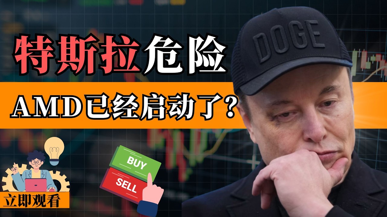 市场正在重演2022！特斯拉崩了？AMD要起飞！苹果却成最大赢家！这一轮下跌谁扛得住？#美股 #股票 #股票分析 #投资 #股市 #台积电 #特斯拉 #tsla #aapl #amd