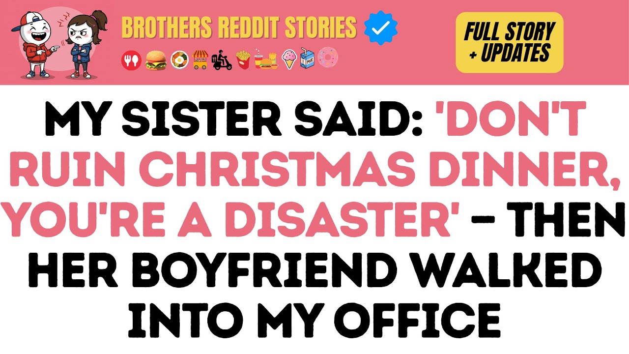 Моя сестра сказала: «Не порть рождественский ужин, ты — катастрофа», — а потом в комнату вошел ее...