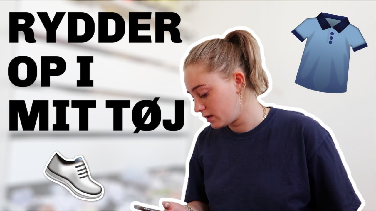 BARE EN VLOG - RYDDER UD I MIT TØJ & LAVER PERLER