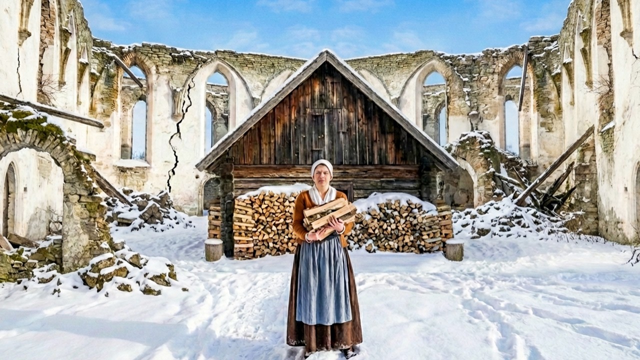 Kicked Out at 19 She Built a Home Inside a Ruined Church—Unaware It Would Be the Town's Only Refuge