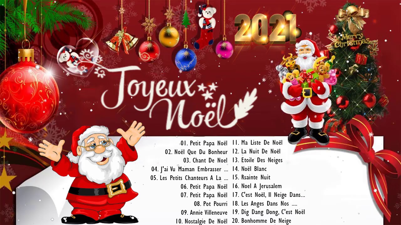 Joyeux Noel 2021 🎁🎉 Compilation Chansons de Noel 2021 🎅Les Plus Belles Musiques de No&euml;l 2021