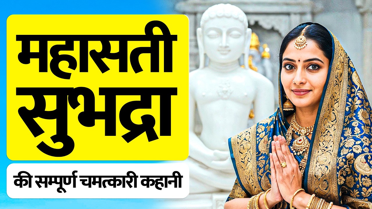 महासती सुभद्रा की अद्भुत मोक्ष यात्रा - क्यों पति ने निकाल दिया धक्के मारकर?  Mahasati Subhadra Jain
