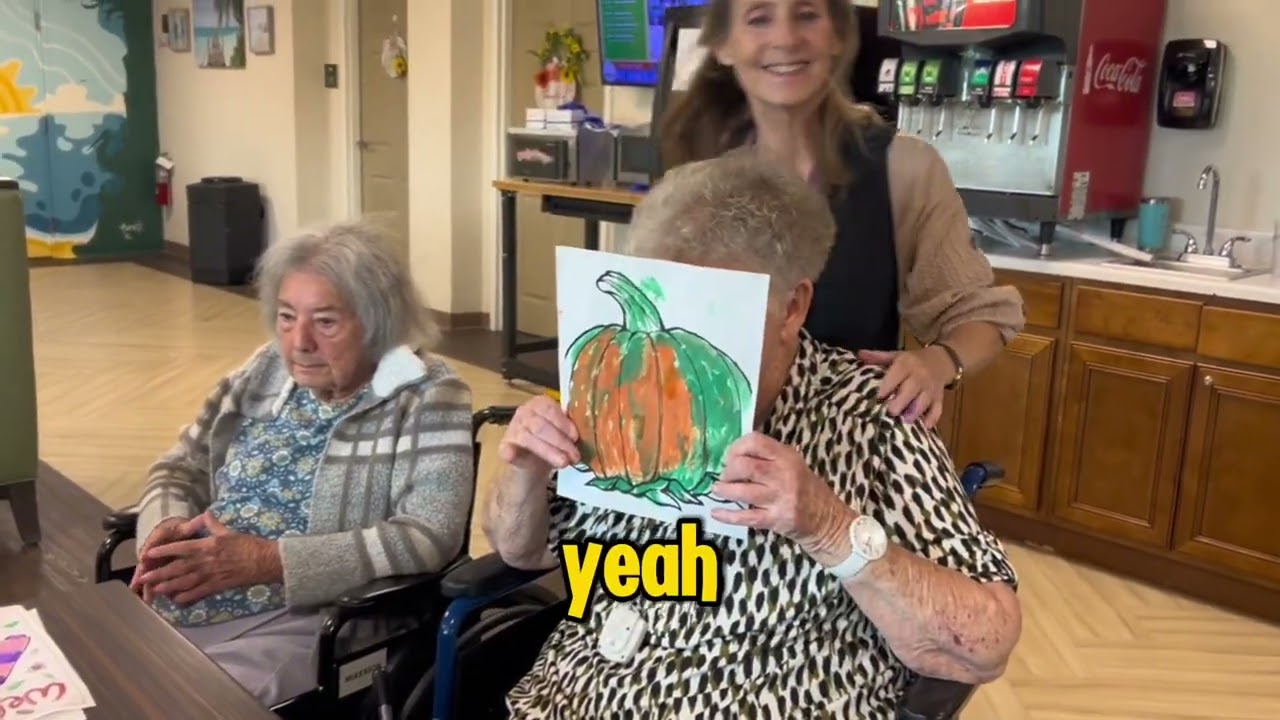 Fall Color Therapy with our Transitional Memory Care Residents