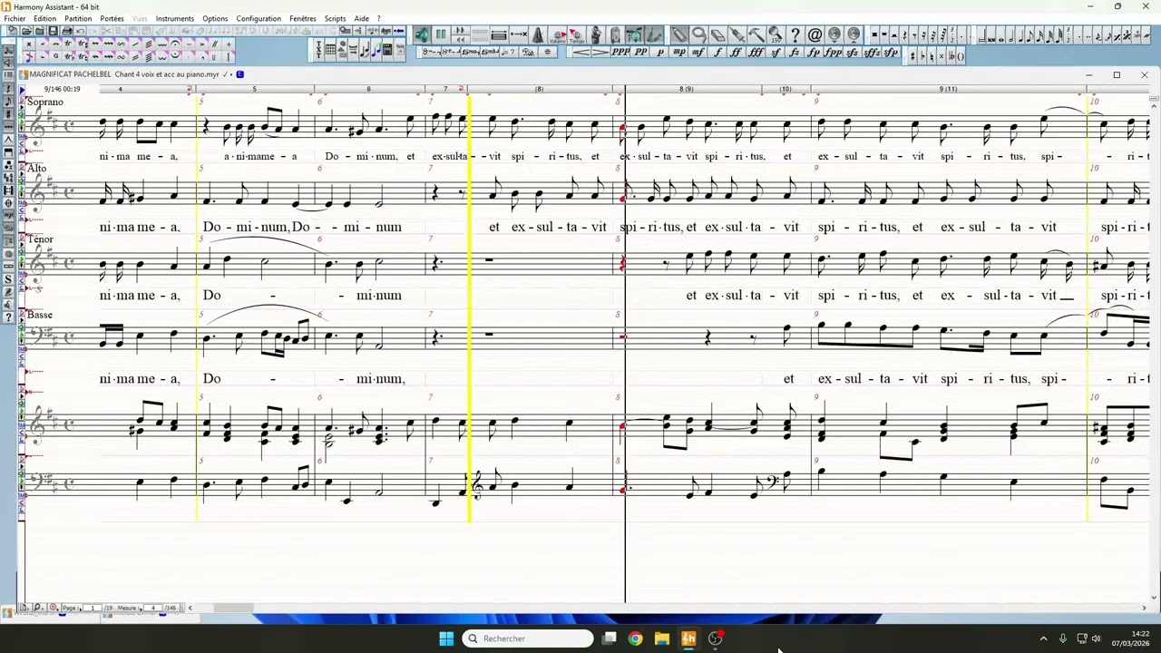 Magnificat - Johann PACHELBEL - (Alto)