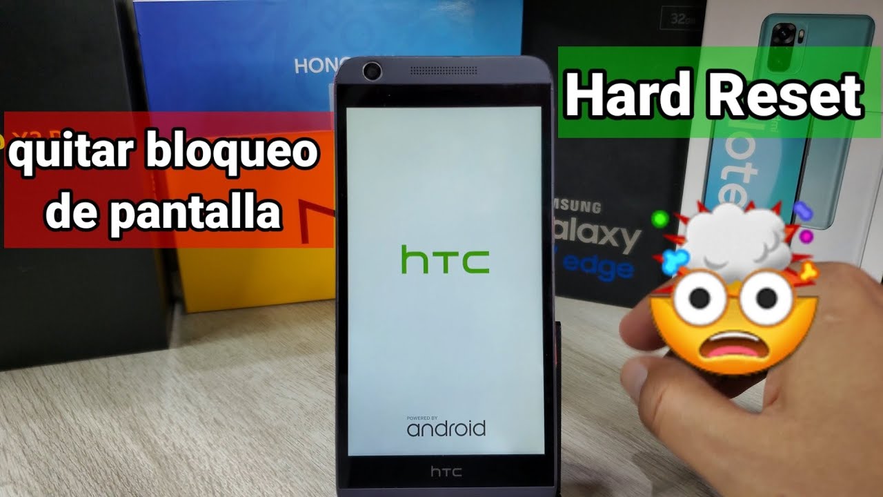 Quitar Contraseña o Patrón De Un HTC DESIRE 626S/Hard Reset