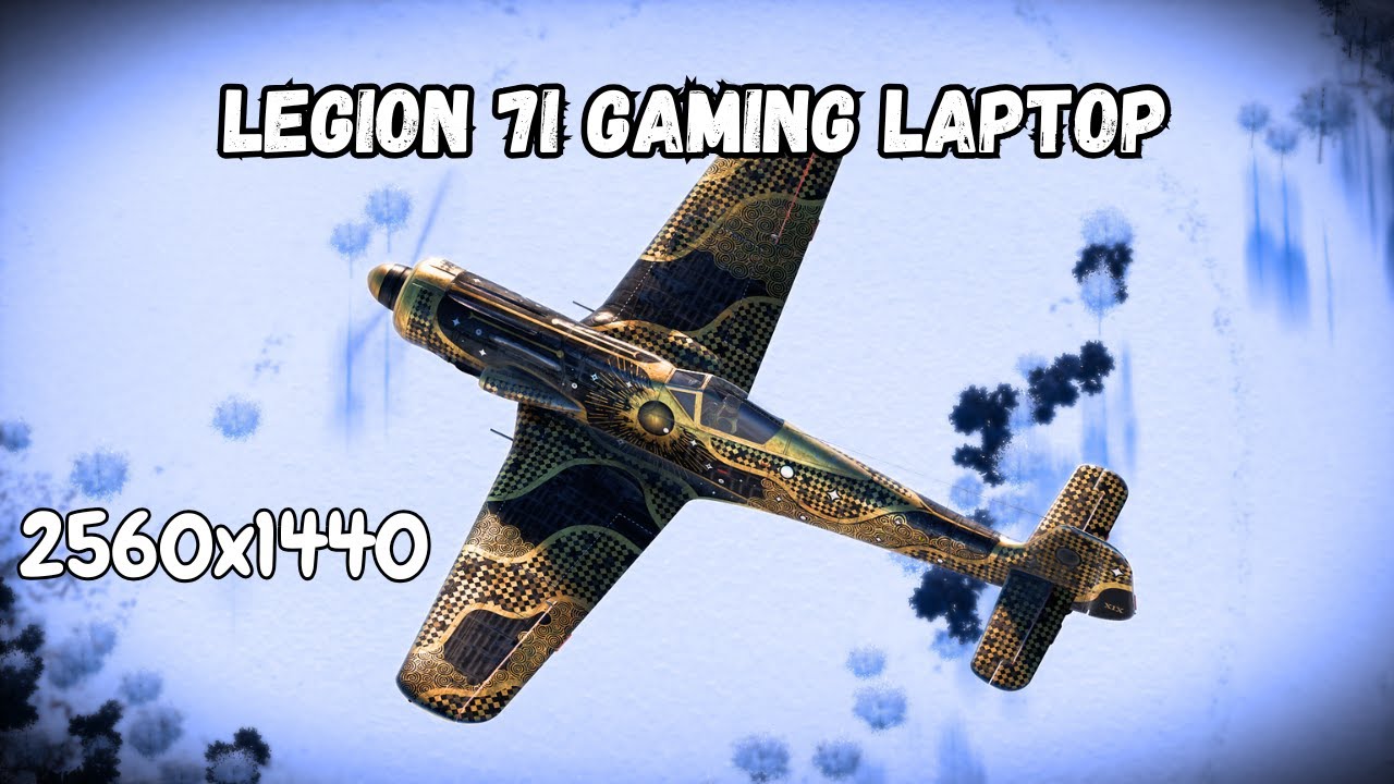 War Thunder on Lenovo Legion 7i | 2560x1600.