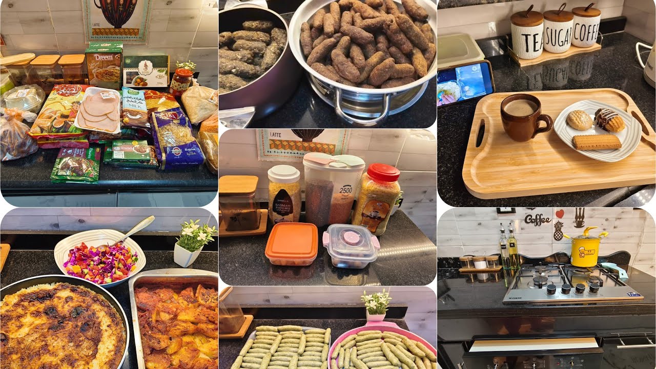 تحضيرات العيد اللي هتوفر عليكي وتنجزك ومشتريات من الماركت 🛒وقت الفصلان مع القهوه وكحك العيد🍪