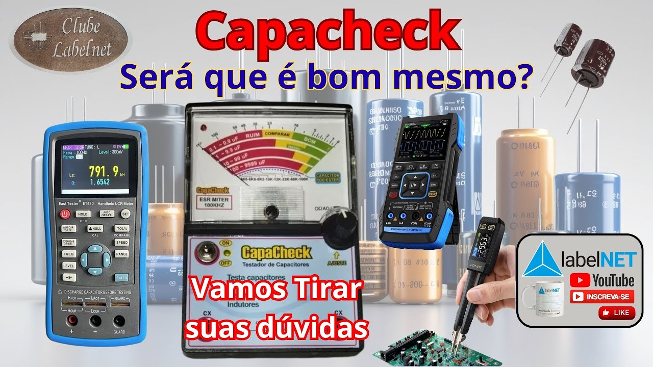 Capacheck é Confiável? A VERDADE sobre o Medidor de ESR que Ninguém Te Contou!
