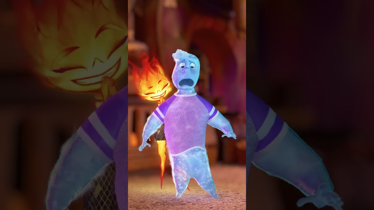 Ember Making Wade Uncomfortable 2   Elemental Promo #shorts