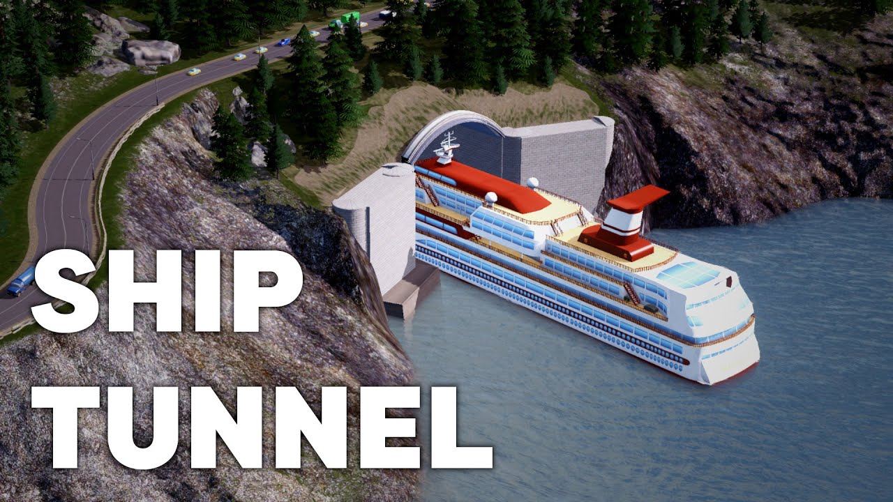 Norwegian style SHIP TUNNEL