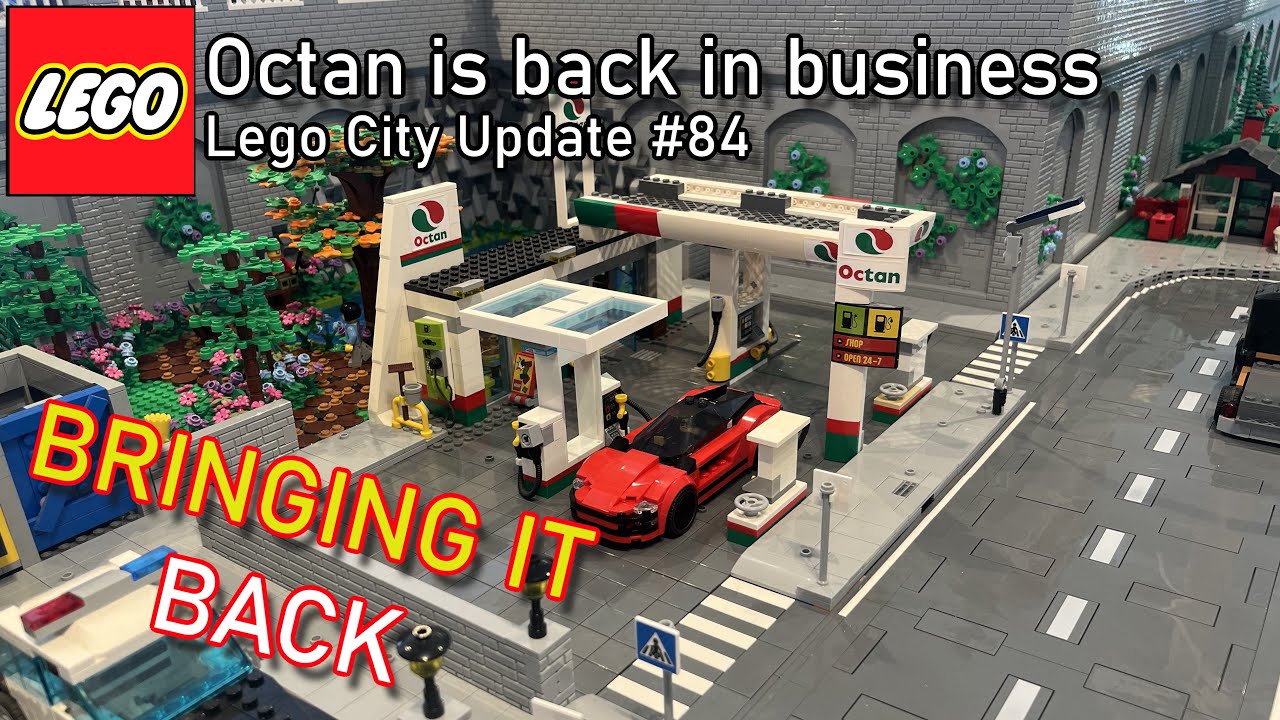 The Octan gas station is back in business - Lego City Update #84
