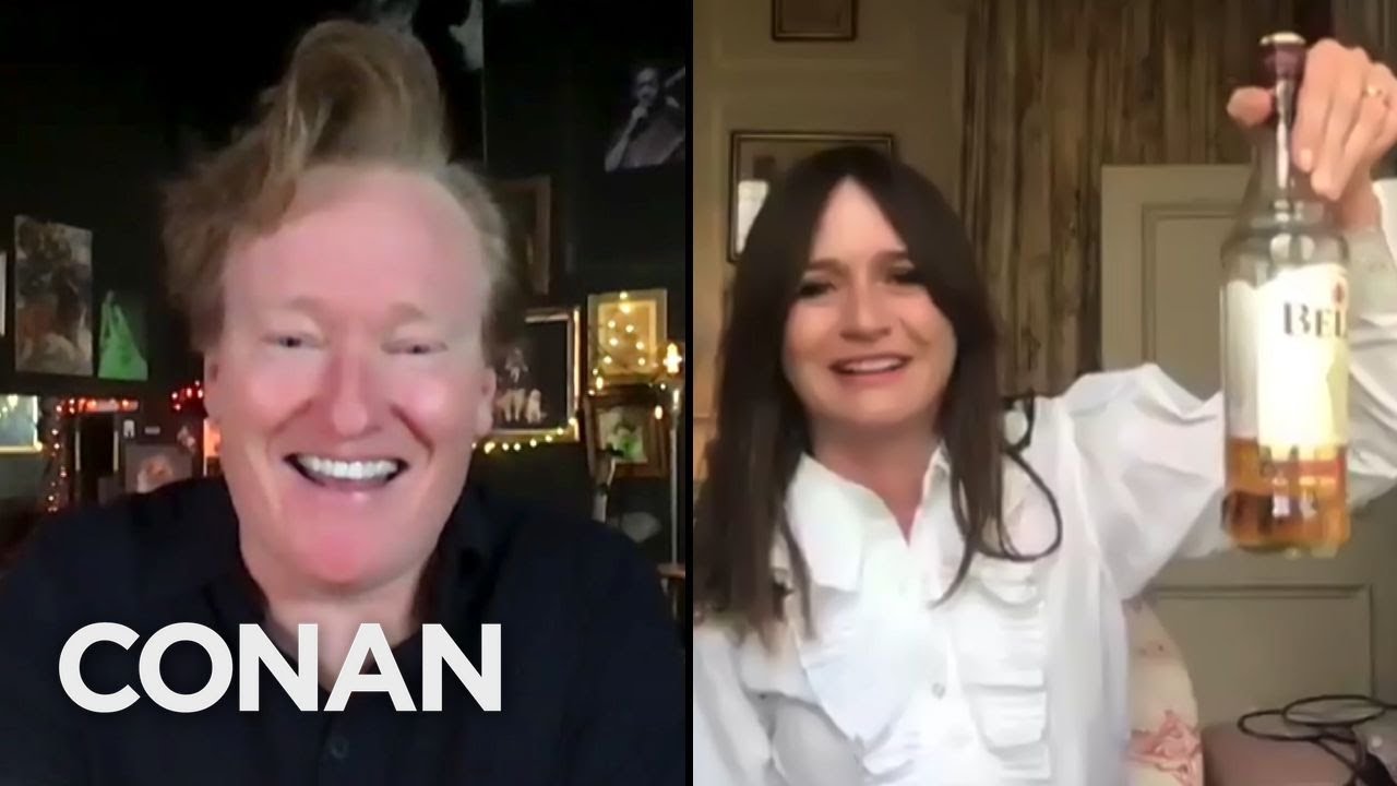 Emily Mortimer Brought Whiskey | CONAN on TBS