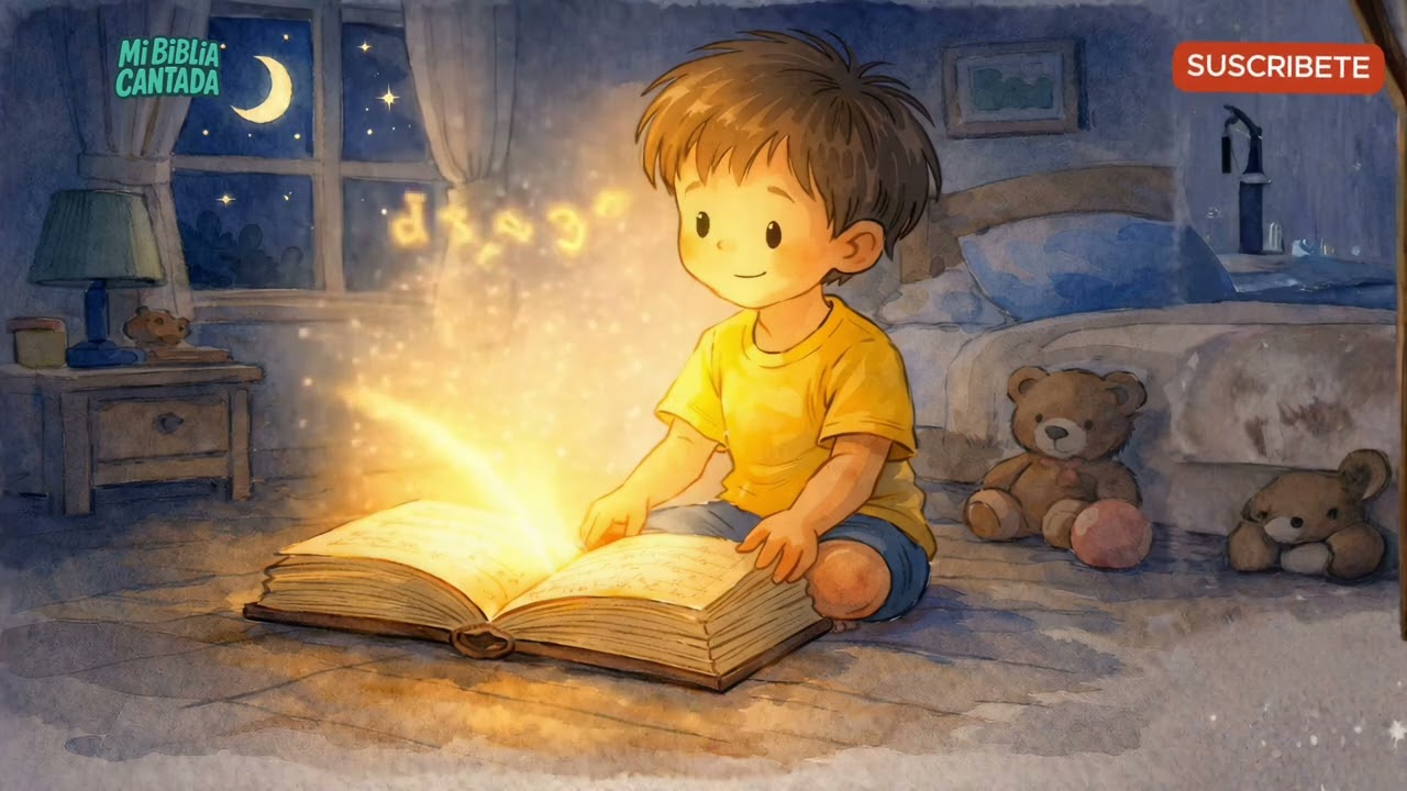 38. Josué 1:8–Medita en la Palabra |Canción Bíblica para Niños; Joshua 1:8–Bible Verse Song for Kids