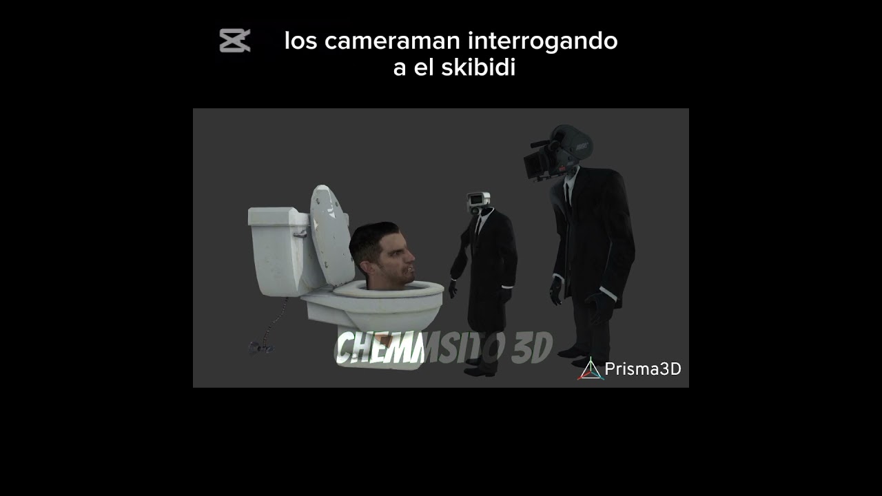 #skibiditoilet #cameraman los cameraman interrogando al skibidi