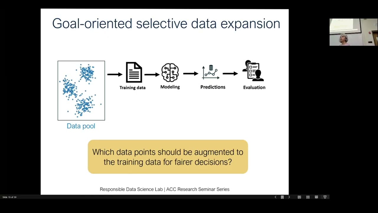 ACC Research: Explainability, Robustness, & Fairness in Data Science Applications (Romila Pradhan)