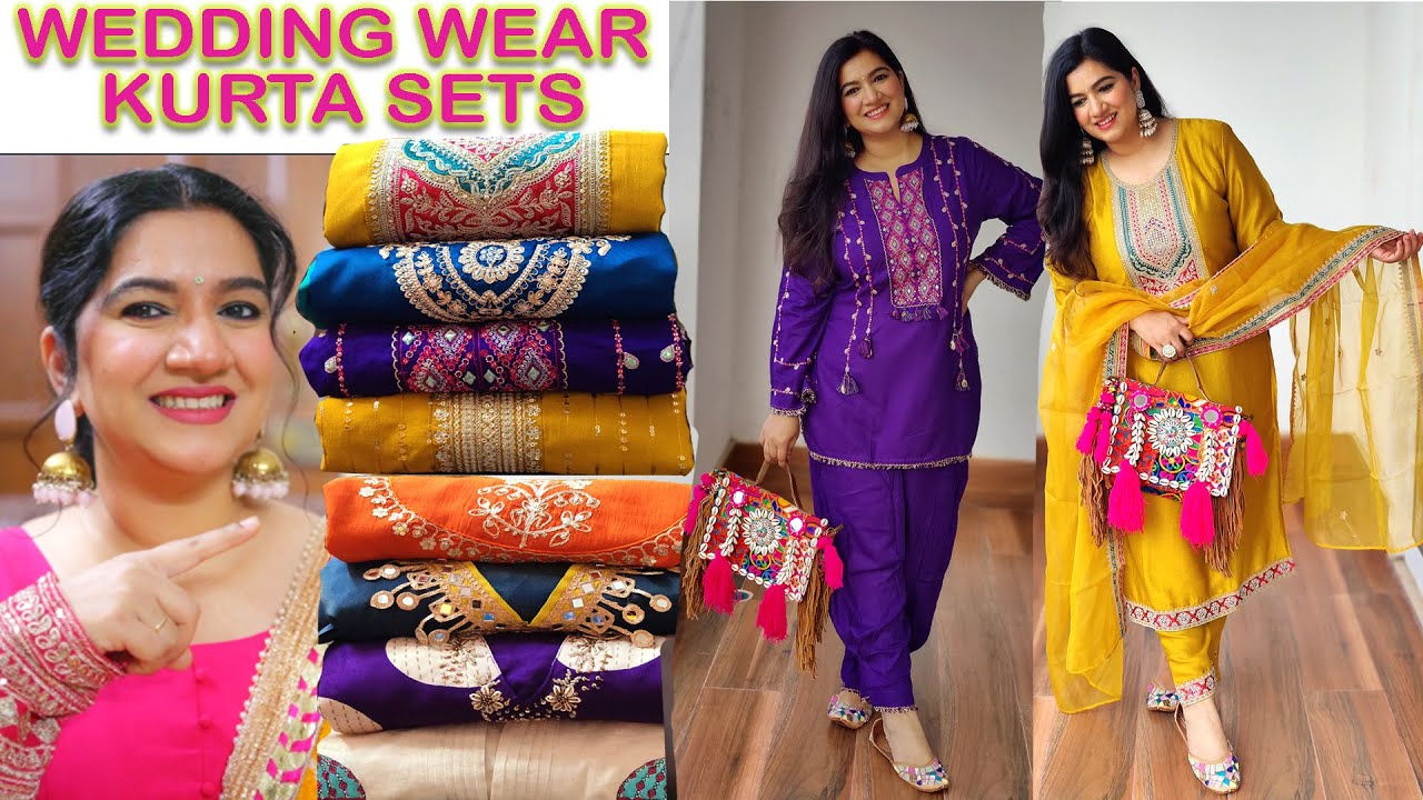 Flipkart Wedding and Festive Wear Kurta Set Haul /Party wear Haul#fashion #trending #flipkart