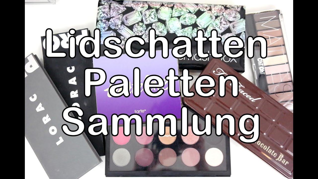 LIDSCHATTEN PALETTEN SAMMLUNG | Alle meine Eyeshadow Paletten | Plus Review