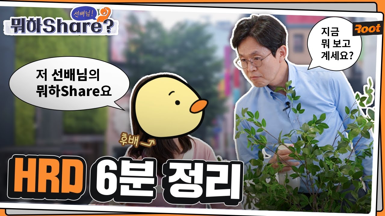 HRD, 그게 뭔데?! 개념부터 프로세스까지, HRD 6분 정리! | 선배님! 뭐하Share? | EP.1 | 루트컨설팅