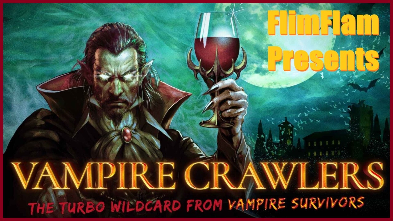Kill Monsters, Find Treasures! Vampire Crawlers: The Turbo Wildcard from Vampire Survivors Demo F2P!