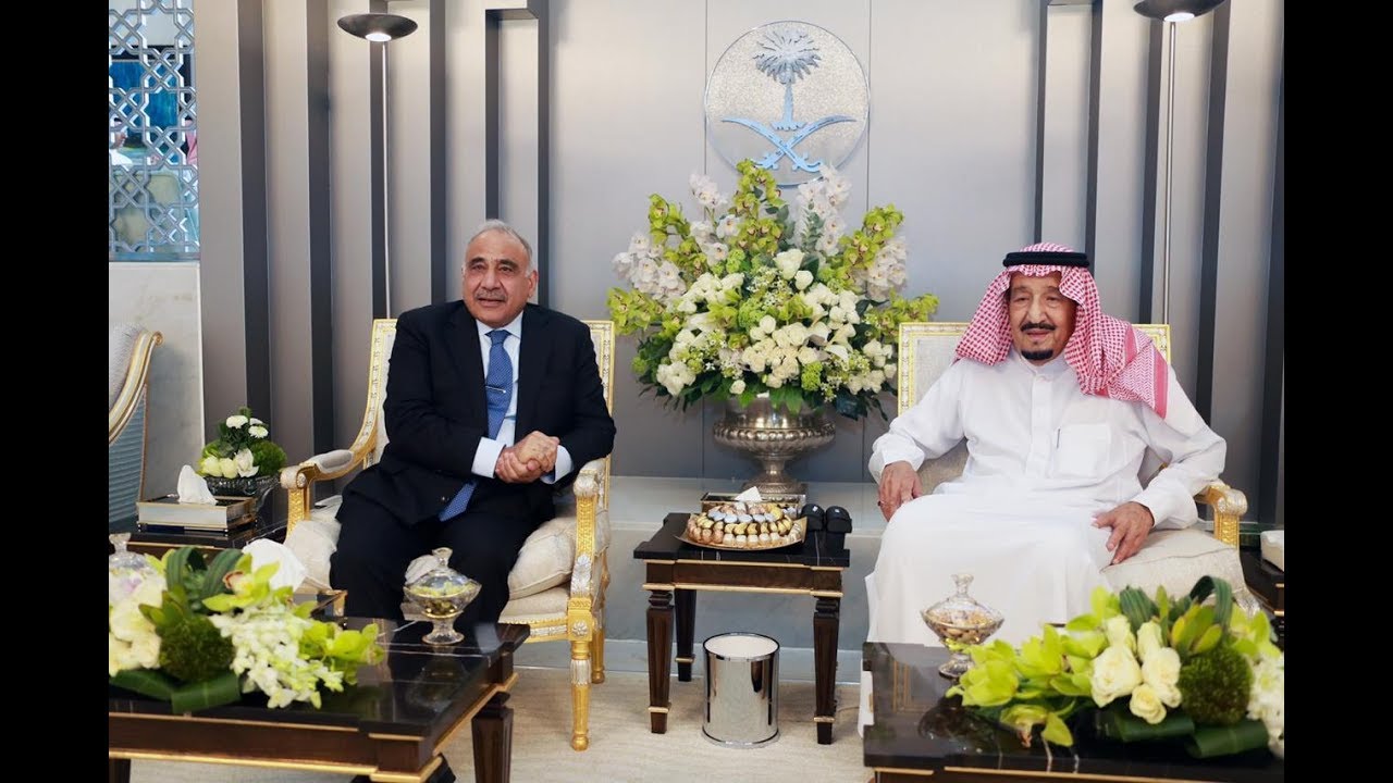 رئيس مجلس الوزراء السيد عادل عبدالمهدي يلتقي خادم الحرمين الشريفين سلمان بن عبدالعزيز في مدينة جدة
