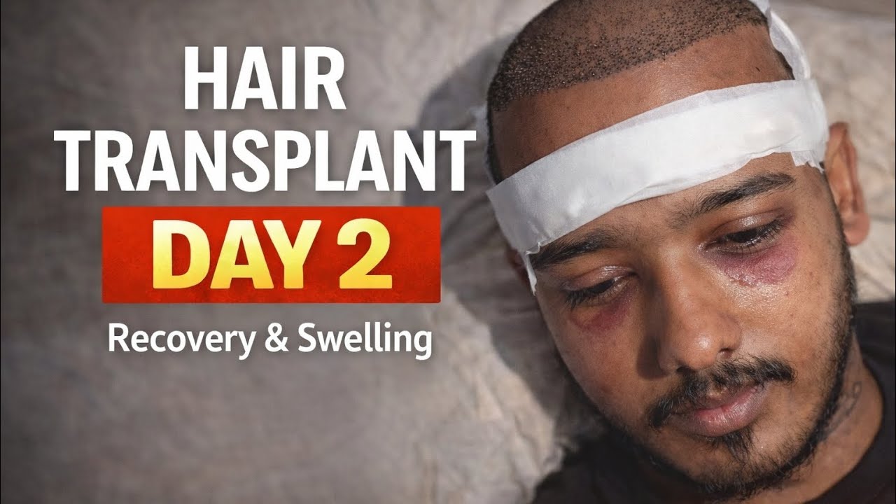 Hair Transplant Day 2 | Dusre Din Ka Real Experience | Honest Review