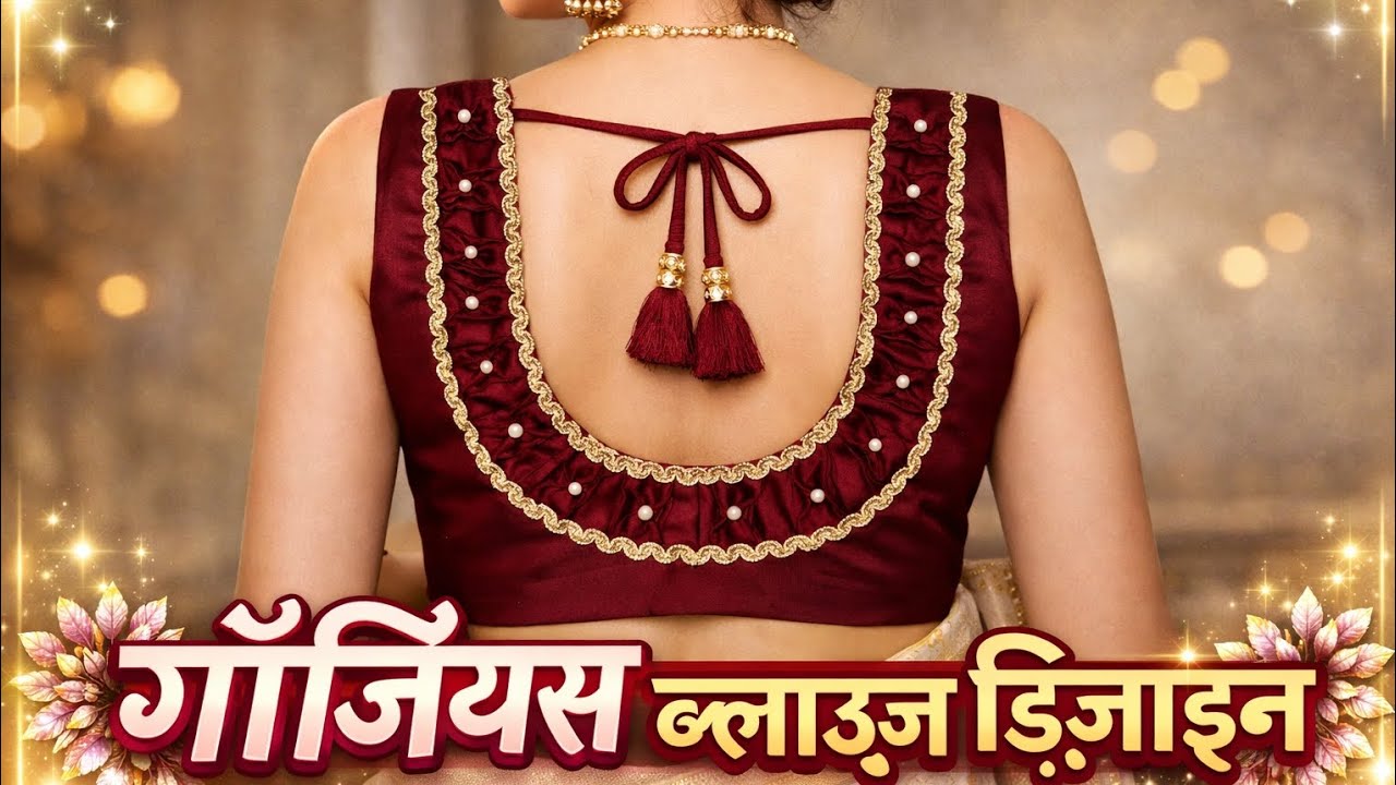 New Blouse Back Neck Design | Easy Tips & Tricks | 