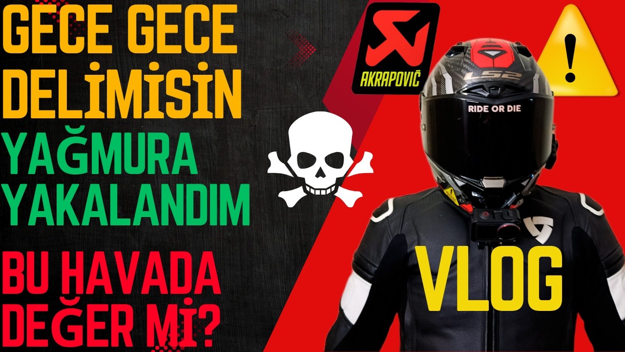 GECE SÜRÜŞÜ YAĞMURA YAKALANDIM MI ? | BU SOĞUKTA DEĞER Mİ ?