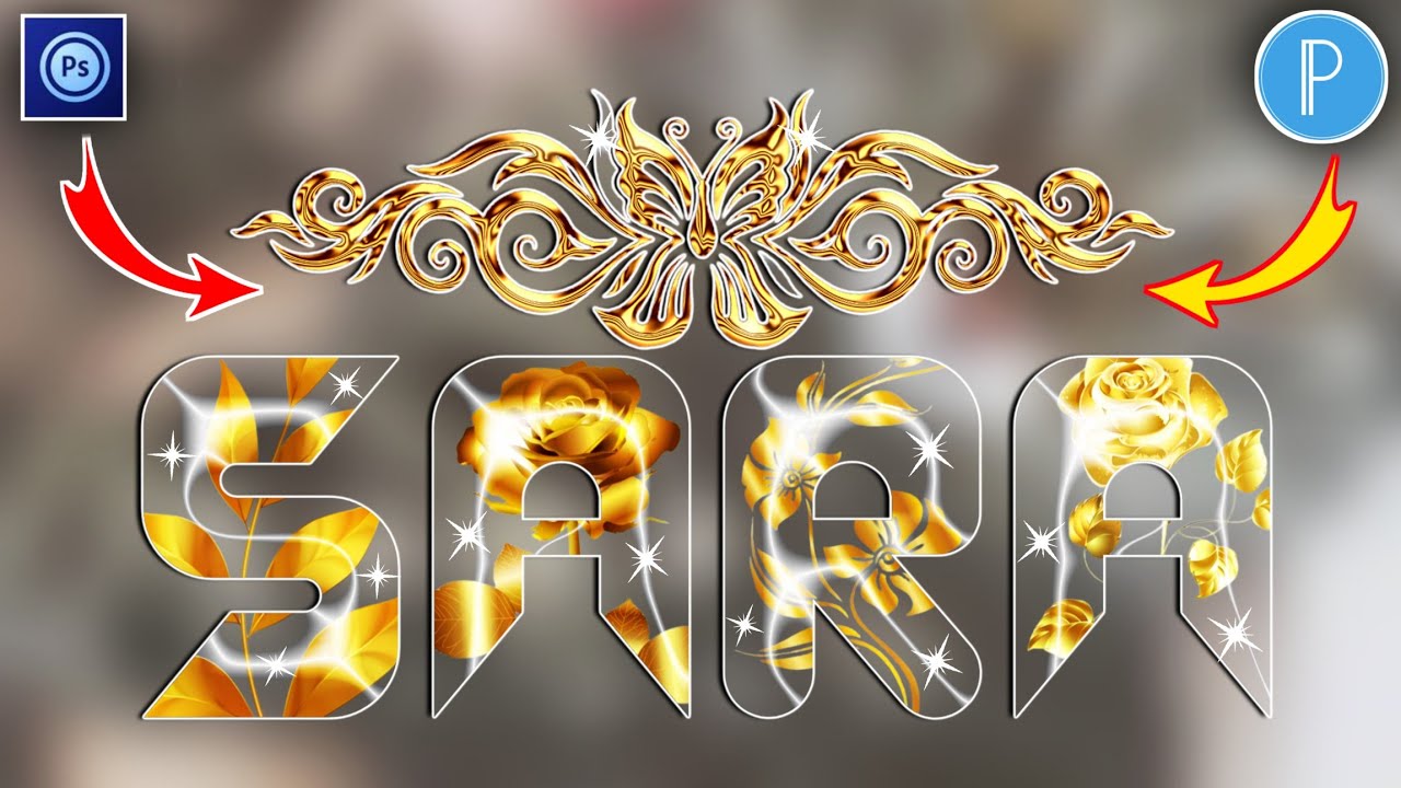 Glass Font Name Editing On Android Pixellab Ps Touch Step By Step 2022 Hindi Urdu | Zarraq Creation