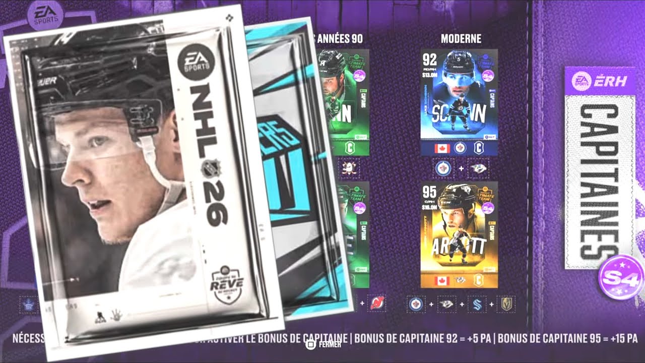 SAISON 4 HEADLINERS Pack Opening NHL 26 HUT (QC/FR)