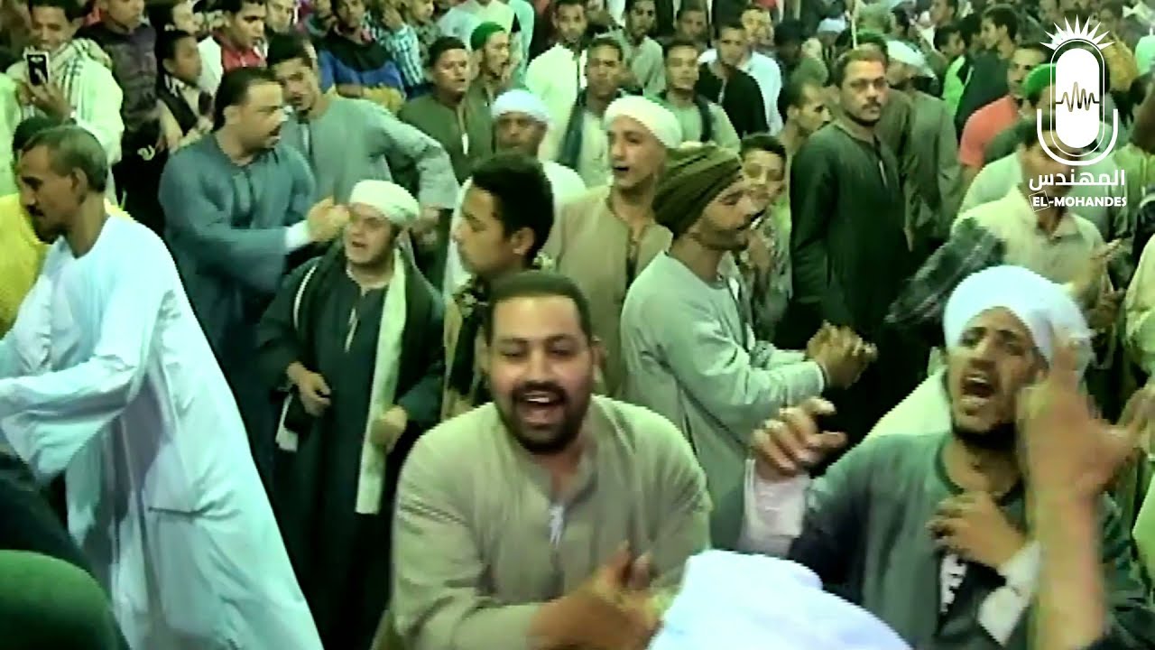 الشيخ سيد امام مع الدراويش فى مولد سيدنا الحسين انتاج صوت الغربية