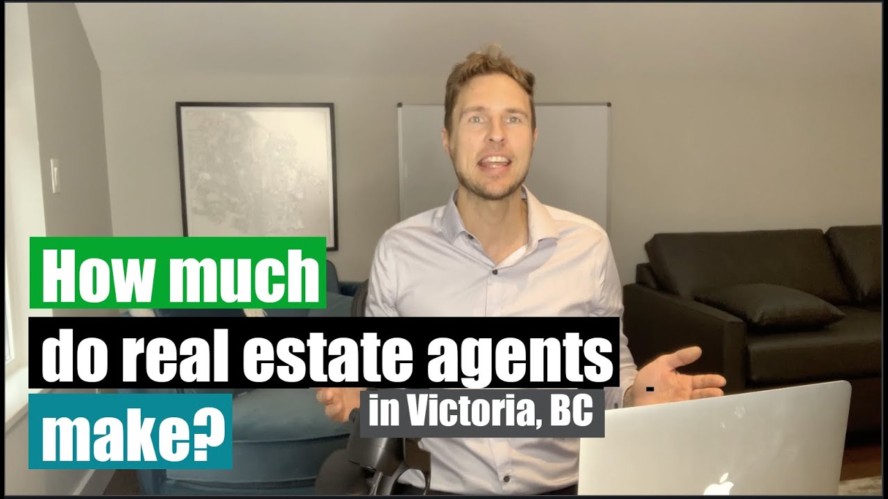 How much do real estate agents make in Victoria, BC?
