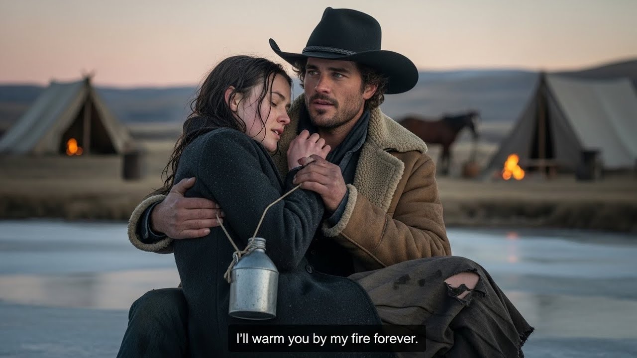 Cowboy Found Her Shaking At The Frozen Creek, Said 