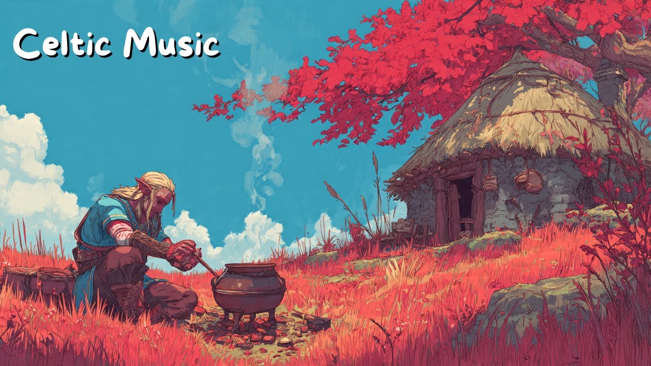 Celtic Music - Fantasy Worlds Through Flute Sounds / Relaxing Medieval Music Mix for Work & Study