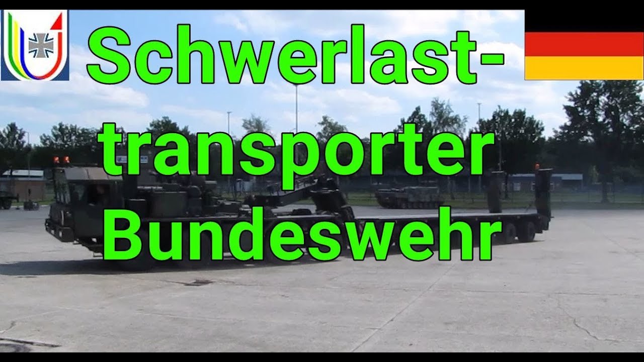 Schwerlasttransporter Bundeswehr SLT 56 und SLT 2 
