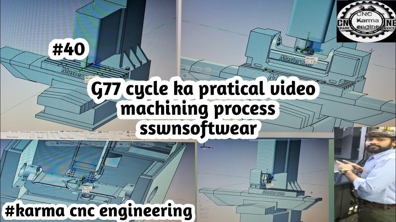 Cnc turning #40 pratical  video #autocad #cncsoftware #cncprogramming #education 